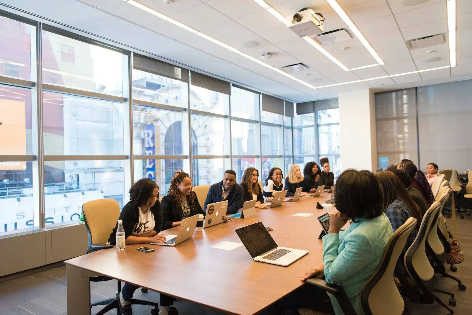 The Starfetch investment team collaborating in the boardroom